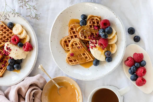 Gluten and Grain Free Banana Bread Waffles